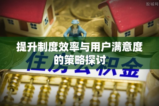 常宁提升制度效率与用户满意度的策略探讨